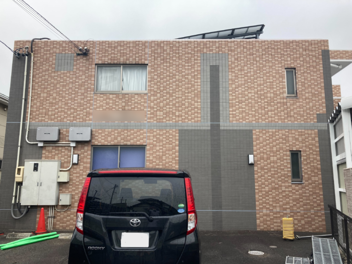名古屋市緑区　マンション　外壁塗装工事　コーキング工事　防水工事