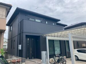 東浦町で外壁塗装・コーキング・防水工事！　コントラストの差をなくして、トレンドな仕上がりに☆