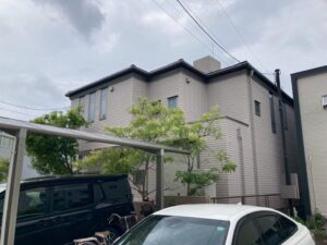 刈谷市で外壁塗装・コーキング・屋根板金工事！　御影石調の高耐久塗料で塗装しました！