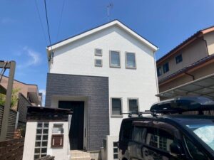 名古屋市で外壁屋根塗装・コーキング工事！　既設合わせで、キラキラに生まれ変わりました☆