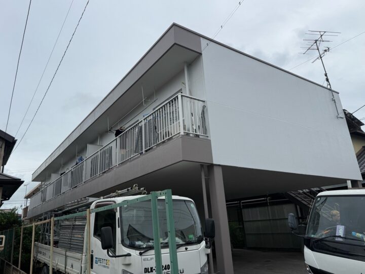 【SPパワーシリコン】安城市で外壁屋根塗装・コーキング工事! 落ち着きのあるグレー系統でまとめて、モダンな仕上がりに!