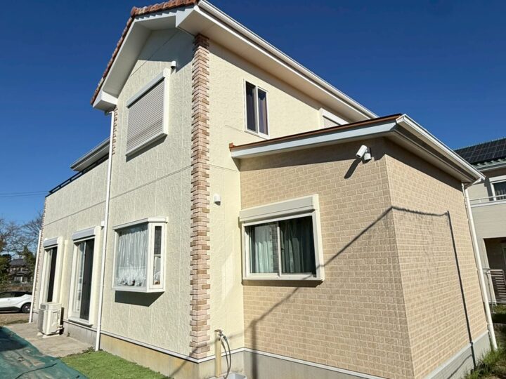 【ラーテル】岡崎市|やわらかい色合いで明るく一新。ナチュラルな雰囲気の外壁塗装