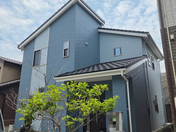 【ラーテル】豊橋市|印象を一新したブルーのツートンカラー